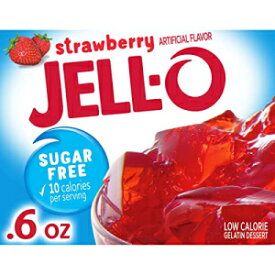 Jell-O ストロベリー シュガーフリー ゼラチン デザート ミックス (24 ct パック、0.6 oz ボックス) Jell-O Strawberry Sugar Free Gelatin Dessert Mix (24 ct Pack, 0.6 oz Boxes)