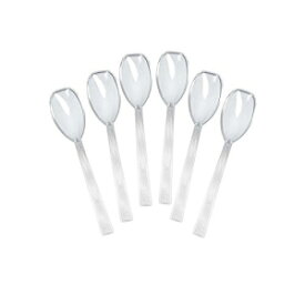 Party Essentials ハードプラスチック 9 インチ サービングスプーン、クリア、12 本 Party Essentials Hard Plastic 9" Serving Spoons, Clear, 12 Count