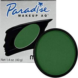 Mehron Makeup Paradise Makeup AQフェイス＆ボディペイント（1.4オンス）（ダークグリーン） Mehron Makeup Paradise Makeup AQ Face & Body Paint (1.4 oz) (Dark Green)