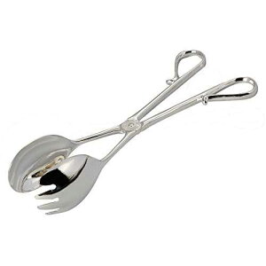 �G���K���X �V���o�[ 82087 �V���o�[���b�L �W�����{ �T���_ �g���O�A10 �C���` Elegance Silver 82087 Silver Plated Jumbo Salad Tongs, 10