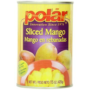 MW Polar ʋlt[cAXCX}S[A15 IX (12 pbN) (26700) MW Polar Canned Fruit, Sliced Mango, 15 Ounce (Pack of 12) (26700)