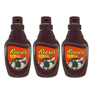 Reese's Peanut Butter Shell Topping,7.25-Ounce Bottle (Pack of 3)