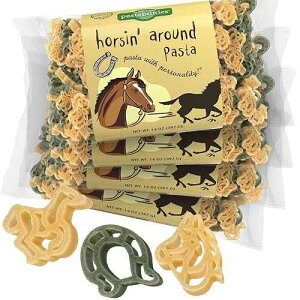 Pastabilities Fun Shaped Pasta for Kids - Horsin' Around Pasta - Stallion and Horshoe Animal Theme, Non-GMO Natural Wheat Pasta, All-Natural, Kosher Certified, Made in the USA, (4 Pack,14 Oz) Pastabilities Fun Shap