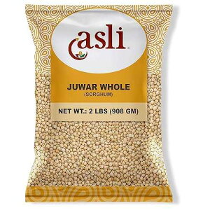 Asli Sorghum (Juwar) Sq - 2 |h Asli Sorghum (Juwar) Whole Grain Seeds - 2 Pounds