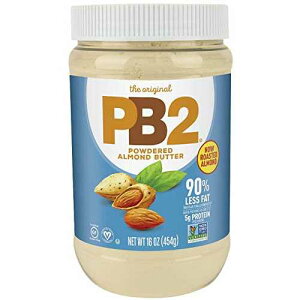 PB2 [XgA[ho^[A16IXᎉbr[KA[hpE_[AYibco^[A`qg݊AOet[AR[V[ PB2 Powdered Roasted Almond Butter, 16oz L