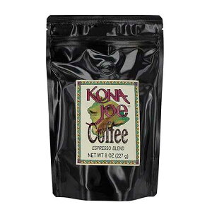 �R�i �W���[ �O���� �G�X�v���b�\ �R�[�q�[ �u�����h�A�S���R�[�q�[ (8 �I���X) Kona Joe Coffee Kona Joe Gourmet Espresso Coffee Blend, Whole Bean Coffee (8 oz)