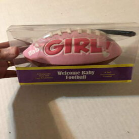 It's a Girl Football 赤ちゃん誕生のお知らせ スポーツ記念品 It's a Girl Football Baby Birth Announcement Sports Keepsake