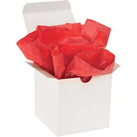 Caja Shipping Tissue Paper, Gift Grade, 20" x 30", Mandarin Red, 480/Case