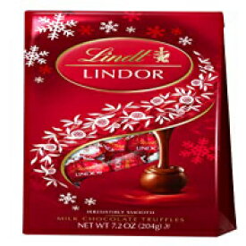 7.2オンスパッケージ、チョコレート、リンツ LINDOR ミルクチョコレート ホリデートリュフ 7.2オンス 7.2-Ounce Package, Chocolate, Lindt LINDOR Milk Chocolate Holiday Truffle 7.2 Ounce