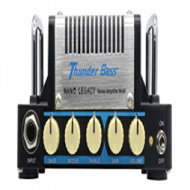 Hotone Thunder Bass ミニベースギターアンプヘッド、5 ワット Hotone Thunder Bass Mini Bass Guitar Amplifier Head, 5 Watt