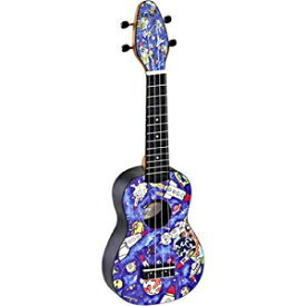 Ortega K2-SP Keiki Designer Series Spaceman ソプラノウクレレ バッグとストラップ付き Ortega K2-SP Keiki Designer Series Spaceman Soprano Ukulele w/Bag and Strap