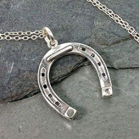 ホースシューチャームネックレス-925スターリングシルバー、18インチ EnCharmed Horseshoe Charm Necklace - 925 Sterling Silver, 18"