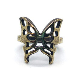 バタフライブラスリング6,5サイズ Ultimastore butterfly brass ring 6,5 size