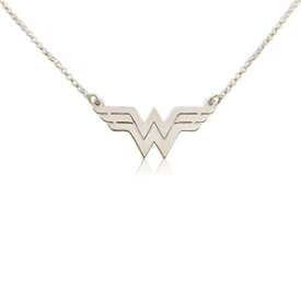 繊細なワンダーウーマン手作りネックレス スターリングシルバー - スーパーヒーローシンボル - 女性へのギフト Delicate Wonder Woman Handmade Necklace Sterling Silver - Super Hero Symbol - Gift For Women