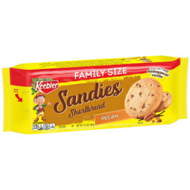 Keebler Sandies Cookies、ピーカンショートブレッド、ファミリーサイズ、17.2オンスのトレイ Keebler Sandies Cookies, Pecan Shortbread, Family Size, 17.2 oz Tray