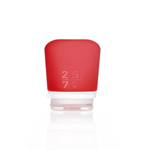 数量限定アウトレット最安価格ヒューマンギアGoToob  シリコントラベルボトル、ロッキングキャップ付き、ミディアム（2.5オンス）、レッド humangear GoToob  Silicone Travel Bottle with Locking Cap, Medium (2.5oz), Red