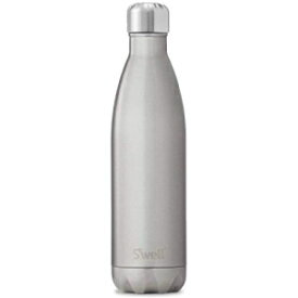 S'well ステンレススチールボトル - 25 液量オンス - シルバーライニングの三重層真空断熱容器で、飲み物を 54 時間冷たく保ち、26 時間温かく保ちます - 結露なし - BPA フリー ウォーターボトル、25 オンス S'well Stainless Steel Bottle-25 Fl O