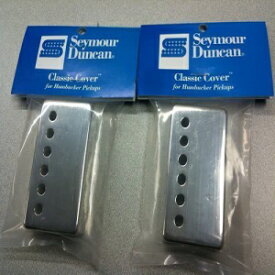 Seymour Duncan クラシック カバー ニッケル シルバー ハムバッカー ピックアップ カバー 2 個ペア Seymour Duncan Classic Cover Nickel Silver Humbucker Pickup Covers Pair of 2