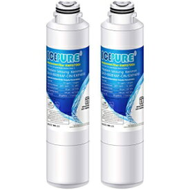 ICEPURE DA29-00020B Samsung DA29-00020B、DA29-00020A、haf-cin、rf263beaesr、rf28hfedbsr、rf261beaesr、rf28jbedbsg、da97-08006a（2パック）の冷蔵庫用浄水器の交換 ICEPURE DA29-00020B Refrigerator Water Filter Replacement for Samsung DA29-00020B,