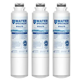 Waterspecialist DA29-00020B 冷蔵庫用水フィルター、Samsung DA29-00020A/B、HAF-CIN/EXP、DA29-00020B-1、RF25HMEDBSR、RF28HMEDBSR、RS25J500DSR などのモデルの交換用、カーボンフィルター 3 個 Waterspecialist DA29-00020B Refrigerator Water Filter, Re