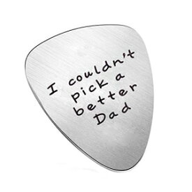父の日のお父さんへのギフト - これ以上のお父さんは選べませんでした ギターピック お父さんへの感動的なクリスマス誕生日プレゼント (これ以上のお父さんは選べませんでした) Dad Gift for Father's Day - I Couldn't Pick a Better Dad Guitar Pic