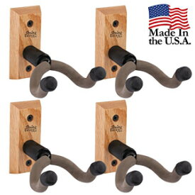 ストリング スイング ウォール マウント ギター ハンガー CC01KOAK - (4 パック) String Swing Wall Mount Guitar Hanger CC01KOAK - (4 Pack)