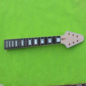 Yinfenteギターネック22フレット24.75インチフライングVエレキギターローズウッドギターフレットボードバインディングヘッドストック（ボルトオン） Yinfente Guitar Neck 22 fret 24.75 inch Flying V Electric Guitar Rosewood Guitar Fretboard Binding H