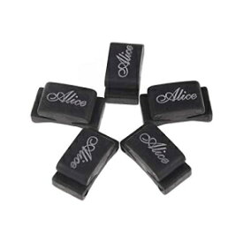 ギターピックホルダー 5 個 ブラックラバー ギターベースまたはウクレレ用 ヘッドストックに固定 Guitar Pick Holder 5 pcs Black Rubber for Guitar Bass or Uklele Fix on Headstock