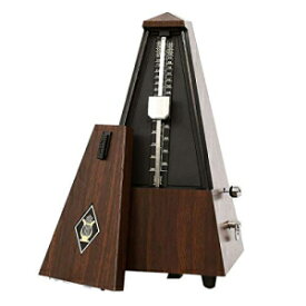 TPSKY アンティーク機械式メトロノーム、チーク材木製音楽タイマー、ピラミッドデザイン、ピアノ、ギター、バイオリン楽器用、音楽愛好家、初心者、ミュージシャンに最適 TPSKY Antique Mechanical Metronome,Teak Wood Wooden Music Timer, Pyramid Design,
