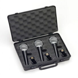 Samson R21 ダイナミック ボーカル マイク - 3 個パック、ケース付き Samson R21 Dynamic Vocal Microphone - 3-Pack with Case
