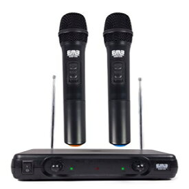 EMB Pro EBM10W プロフェッショナル デュアル VHF ワイヤレス ハンドヘルド マイク システム EMB Pro EBM10W Professional Dual VHF Wireless Handheld Microphone System