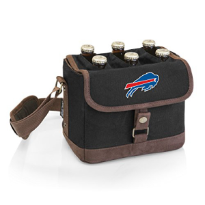 PICNIC TIME NFLバッファロービルズ6ボトル断熱ビールキャディ、栓抜き付き PICNIC TIME NFL Buffalo Bills 6-Bottle Insulated Beer Caddy with Integrated Bottle Opener