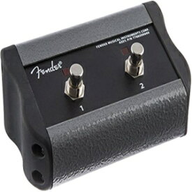 Fender 2 ボタン フットスイッチ、Acoustic Pro/SFX、ブラック Fender 2-Button Footswitch, Acoustic Pro/SFX, Black