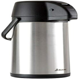 サーマルコーヒーエアポットカラフ（85オンス）| ポンプ飲料ディスペンサー付き15カップ断熱魔法瓶| 20時間の高温および36時間の低温断熱| お茶、水、コーヒー、アイスドリンク用のステンレス鋼の壷 Asani Thermal Coffee Airpot Carafe (85oz) | 15-Cup I
