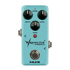 NUX Morning Star ギター オーバードライブ エフェクト ペダル ブルース ブレイカーからブルース スカイ ロケットまで NUX Morning Star Guitar Overdrive Effect Pedal Blues-Breaker to Blues-Sky Rocket