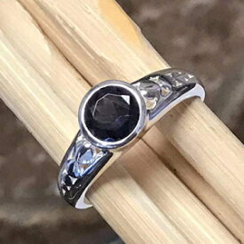 ナチュラル1カラットアイオライトウォーターサファイア925スターリングシルバーエンゲージリングサイズ6 Natural Rocks by Kala Natural 1ct Iolite Water Sapphire 925 Sterling Silver Engagement Ring Size 6