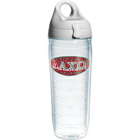 Tervis Alpha Chi Omega Sororityウォーターボトル、蓋付き、24オンス、クリア Tervis Alpha Chi Omega Sorority Water Bottle with Lid, 24 oz, Clear