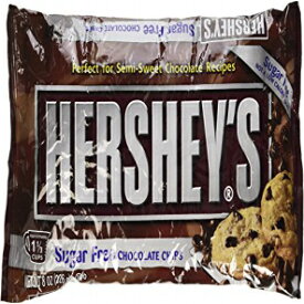 Hershey's ベーキングチップス チョコレート セミスイート シュガーフリー、226.8g 袋 (6 個パック) Hershey's Baking Chips Chocolate Semi Sweet Sugar Free, 8-Ounce Bags (Pack of 6)