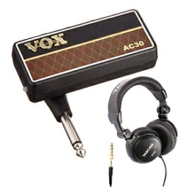 VOX AP2AC amPlug 2 AC30 ギター ヘッドフォン アンプ オーバーイヤー ヘッドフォン バンドル (2 アイテム) VOX AP2AC amPlug 2 AC30 Guitar Headphone Amplifier with Over-Ear Headphones Bundle (2 Items)