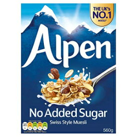 アルペン 砂糖無添加 ザ・スイスレシピ 560g (6個入) Alpen No Added Sugar The Swiss Recipe 560 G (Pack of 6)