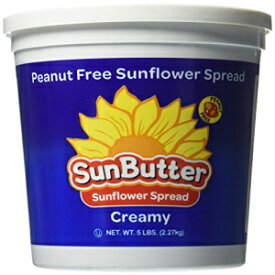 ヒマワリの種サンバター クリーミー スプレッド、5 ポンド -- 1 ケースあたり 6 個。 Sunflower Seed Sunbutter Creamy Spread, 5 Pound -- 6 per case.