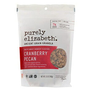 Purely Elizabeth: Nx[ s[J GVFg OC Om[A12 IX (6 pbN) Purely Elizabeth: Cranberry Pecan Ancient Grain Granola, 12 oz (6 pack)