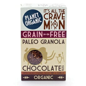 プラネット オーガニック パレオ グラノーラ チョコレート ブリス - 350g (0.77ポンド) Planet Organic Paleo Granola Chocolate Bliss - 350g (0.77lbs)