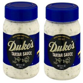 Duke's タルタルソース、8.0 FL OZ (2 個パック) Duke's Tartar Sauce, 8.0 FL OZ (Pack of 2)