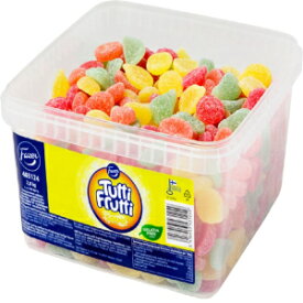 Fazer Tutti Frutti Sour - Gelatin Free - Fruity - Wine Gums - Candies - Assorted Sweets - Box 2,0 kg