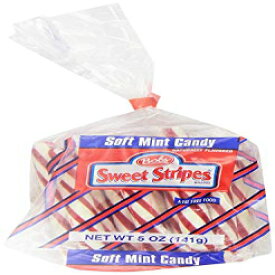 ボブズ スウィート ストライプス ソフト ペパーミント キャンディー (8 個パック) Bob's Sweet Stripes Soft Peppermint Candy (Pack of 8)