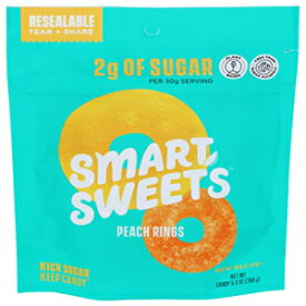 SMART SWEETS ピーチリング、5.3オンス SMART SWEETS Peach Rings, 5.3 OZ