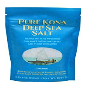 ピュア コナ 深海塩 粗塩/グラインダー 詰め替え用 170.1g 。バッグ - ピュアでプレミアム - 100% ハワイアン コナ深海塩 Kona Sea Salt Pure Kona Deep Sea Salt Coarse/Grinder Refill 6oz. Bag - Pure and Premium – 100% Hawaiian Ko