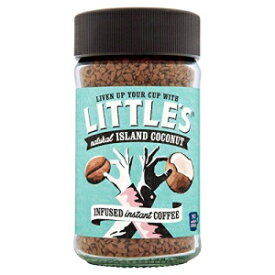 Little's Island ココナッツ風味インスタントコーヒー - 50g (49.9g) Littles Little's Island Coconut Flavour Infused Instant Coffee - 50g (0.11lbs)