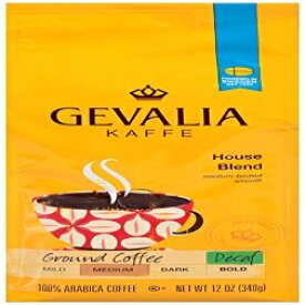 Gevalia FQeJLz ハウスブレンドコーヒー、デカフェ、ミディアムロースト、粉砕、12 オンス (3 パック) Gevalia FQeJLz House Blend Coffee, Decaf, Medium Roast, Ground, 12 Oz (3 Pack)